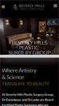 Mobile Screenshot of beverlyhillsplasticsurgerygroup.com