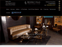 Tablet Screenshot of beverlyhillsplasticsurgerygroup.com